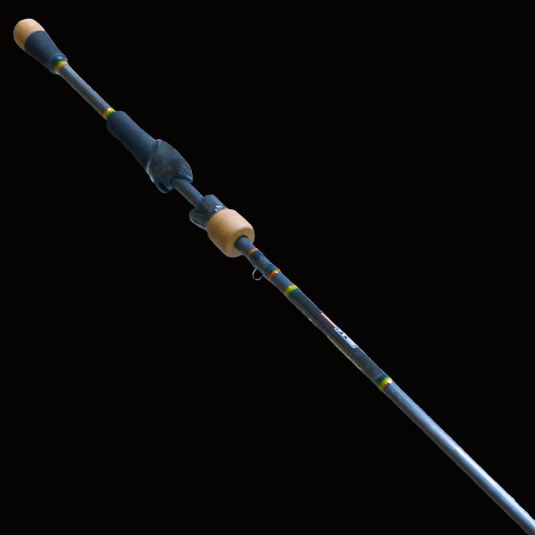 Coosa Strolling Fishing rod with EVA handle on a lBlackback ground