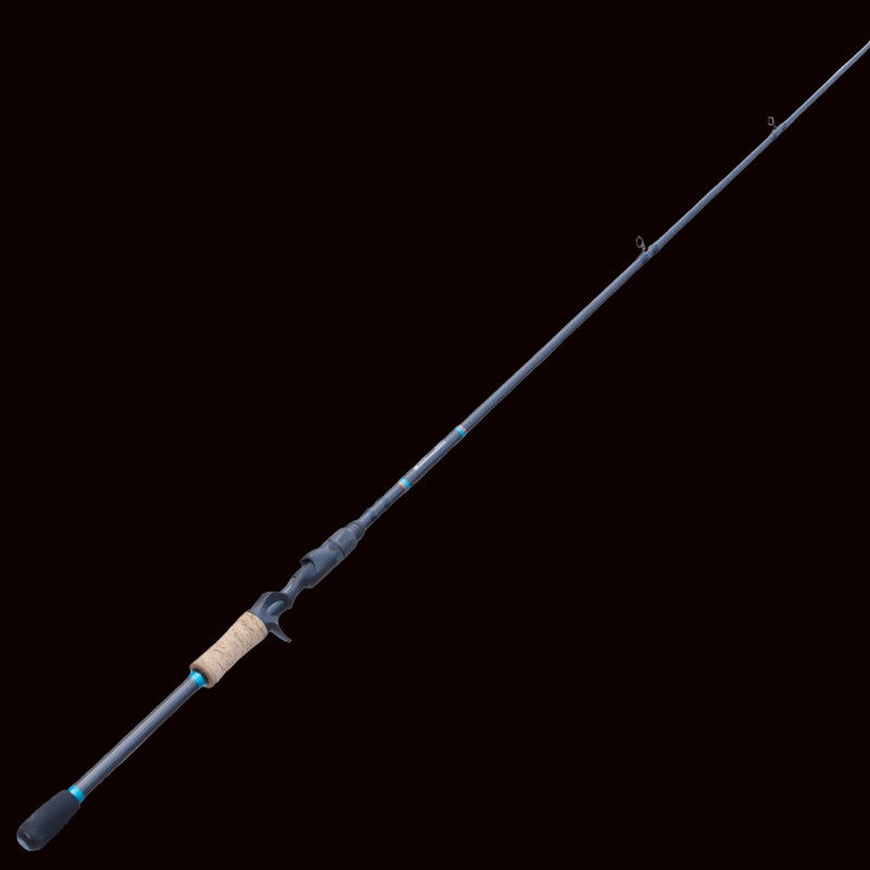 Fishing rod with a white background