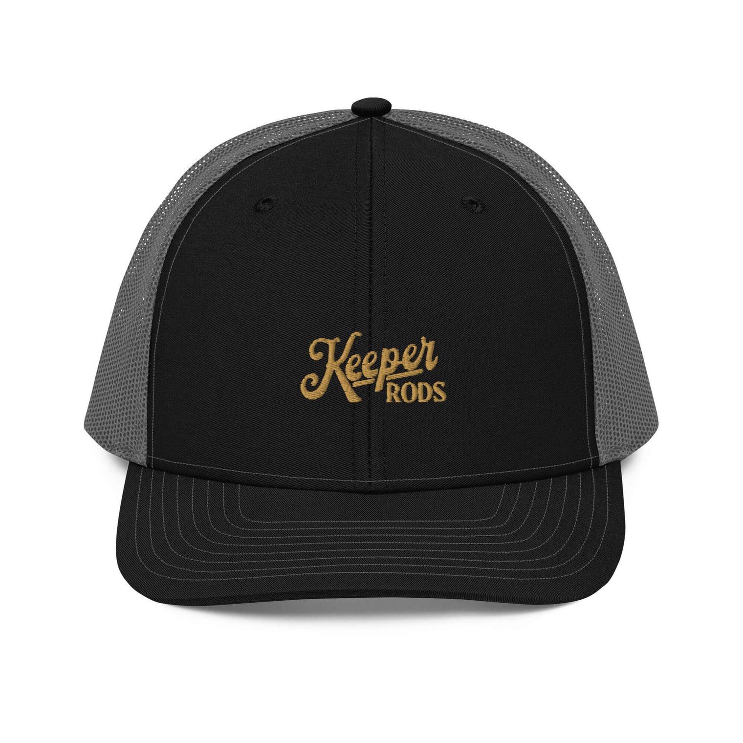 Keeper Rods Embroidered Trucker Cap - Adjustable Snapback, Curved Visor