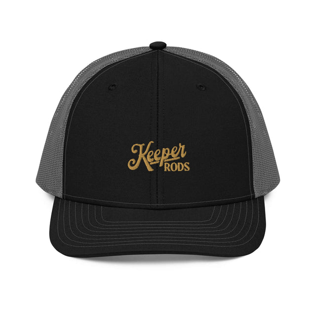 Keeper Rods Embroidered Trucker Cap - Adjustable Snapback, Curved Visor