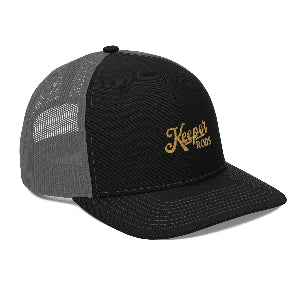 Keeper Rods Embroidered Trucker Cap - Adjustable Snapback, Curved Visor