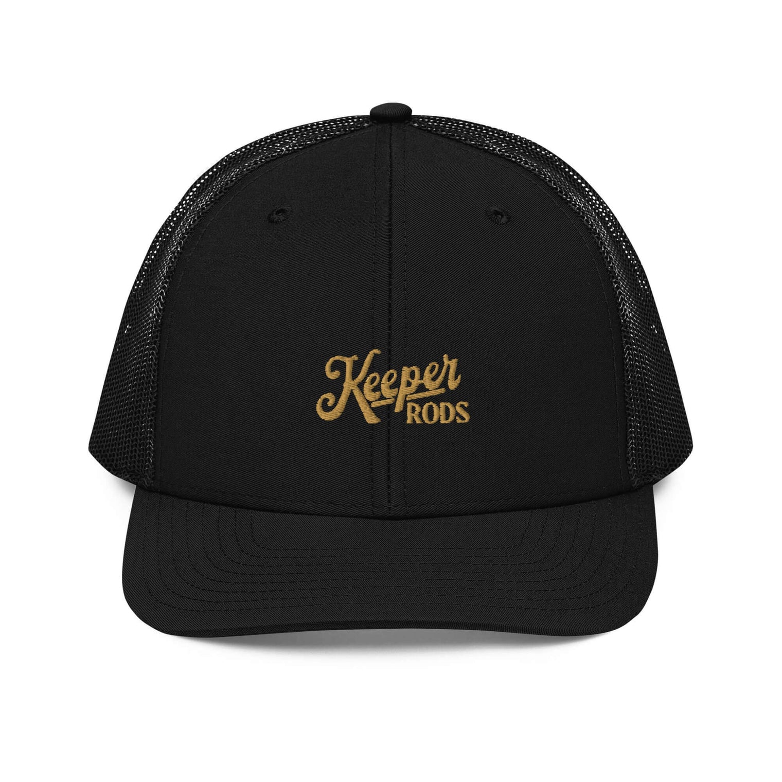 Keeper Rods Embroidered Trucker Cap - Adjustable Snapback, Curved Visor
