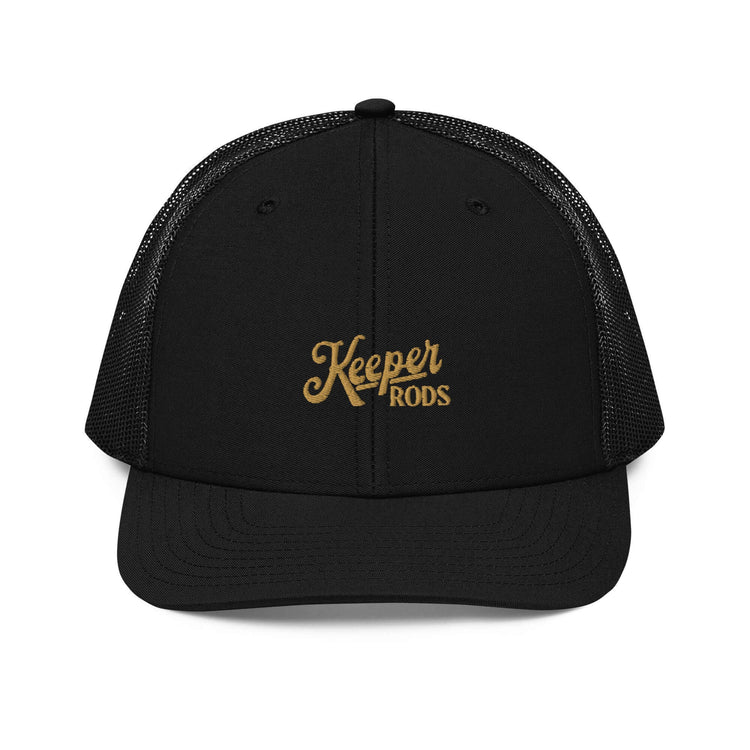 Keeper Rods Embroidered Trucker Cap - Adjustable Snapback, Curved Visor