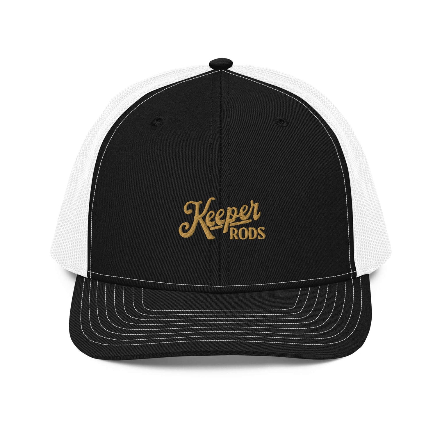 Keeper Rods Embroidered Trucker Cap - Adjustable Snapback, Curved Visor