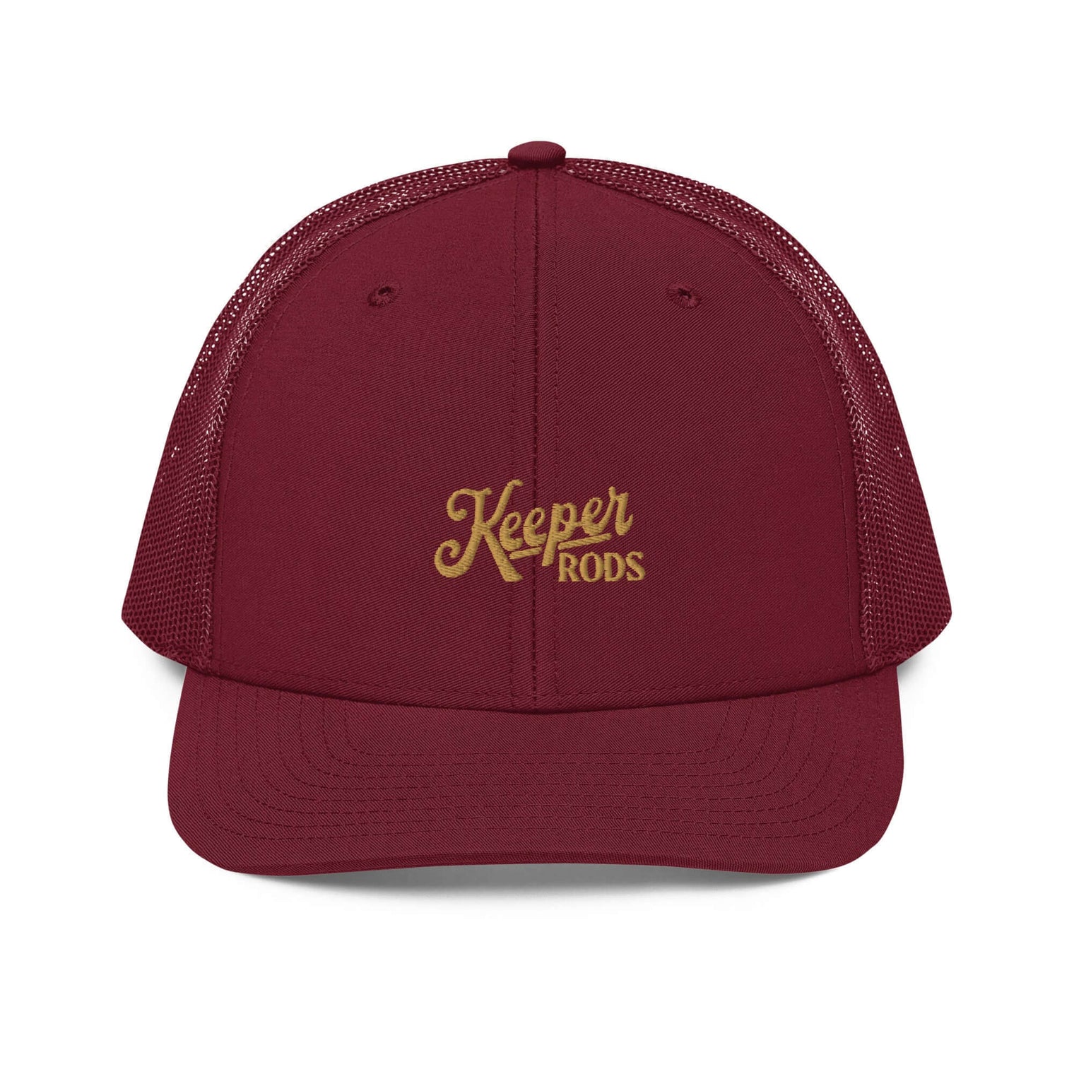 Keeper Rods Embroidered Trucker Cap - Adjustable Snapback, Curved Visor