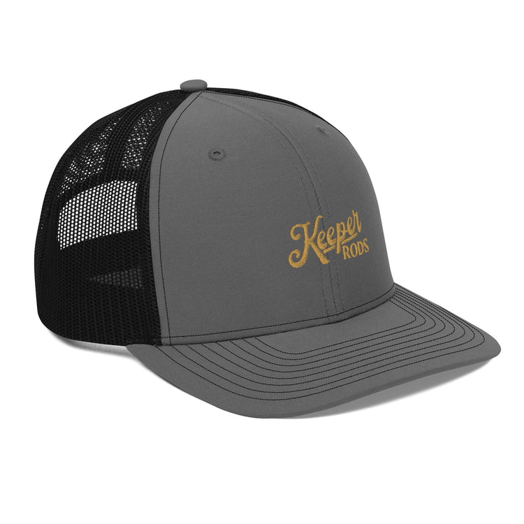 Keeper Rods Embroidered Trucker Cap - Adjustable Snapback, Curved Visor