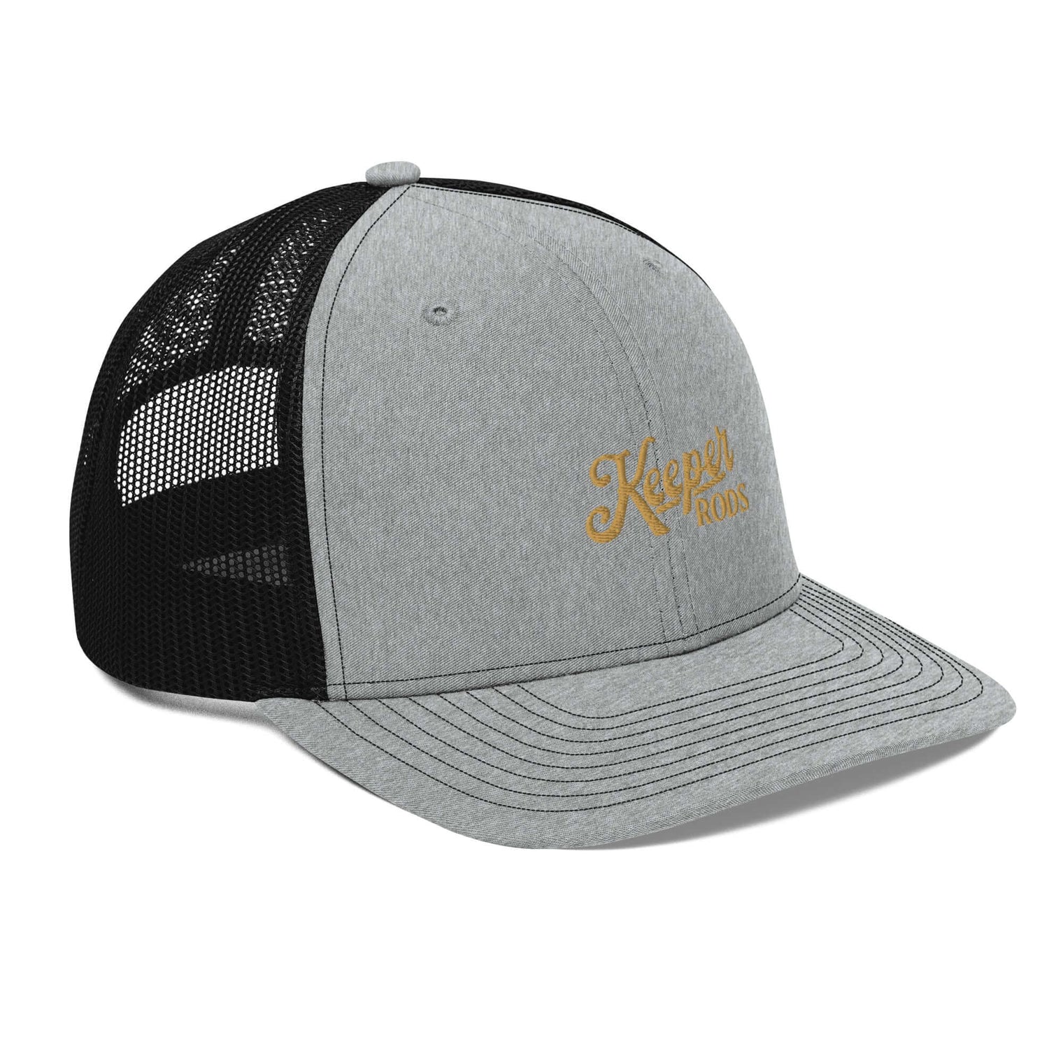 Keeper Rods Embroidered Trucker Cap - Adjustable Snapback, Curved Visor